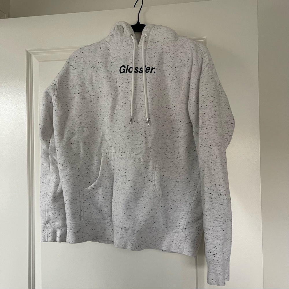 Glossier Terrazzo Hoodie Cookies n Cream LIMITED EDITION